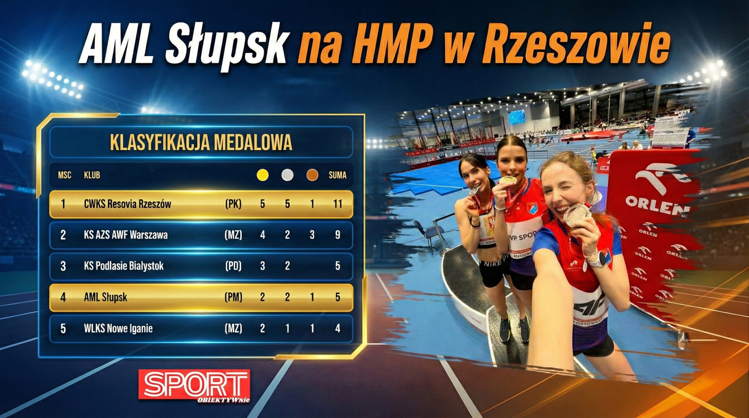 AML Słupsk zdobywa 5 medali na Mistrzostwach Polski