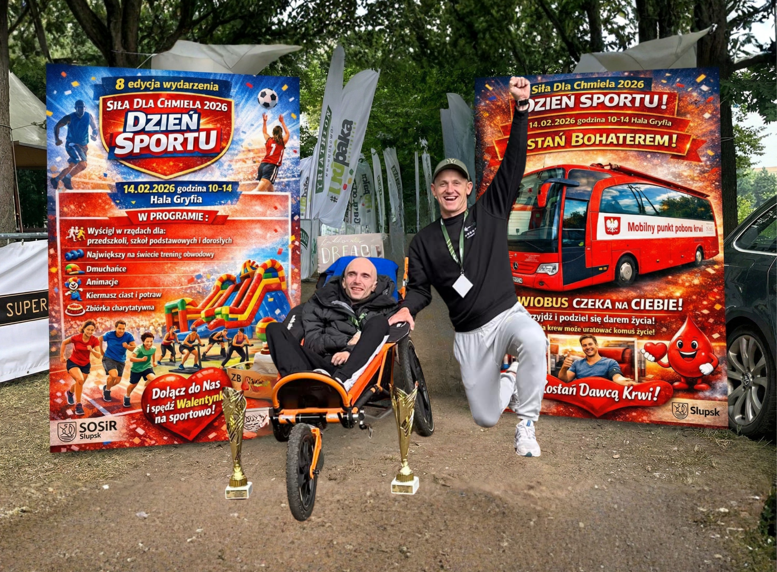 Dzień Sportu, Akcja Dla Chmiela organizowana przez Marcina Plutę w Słupsku