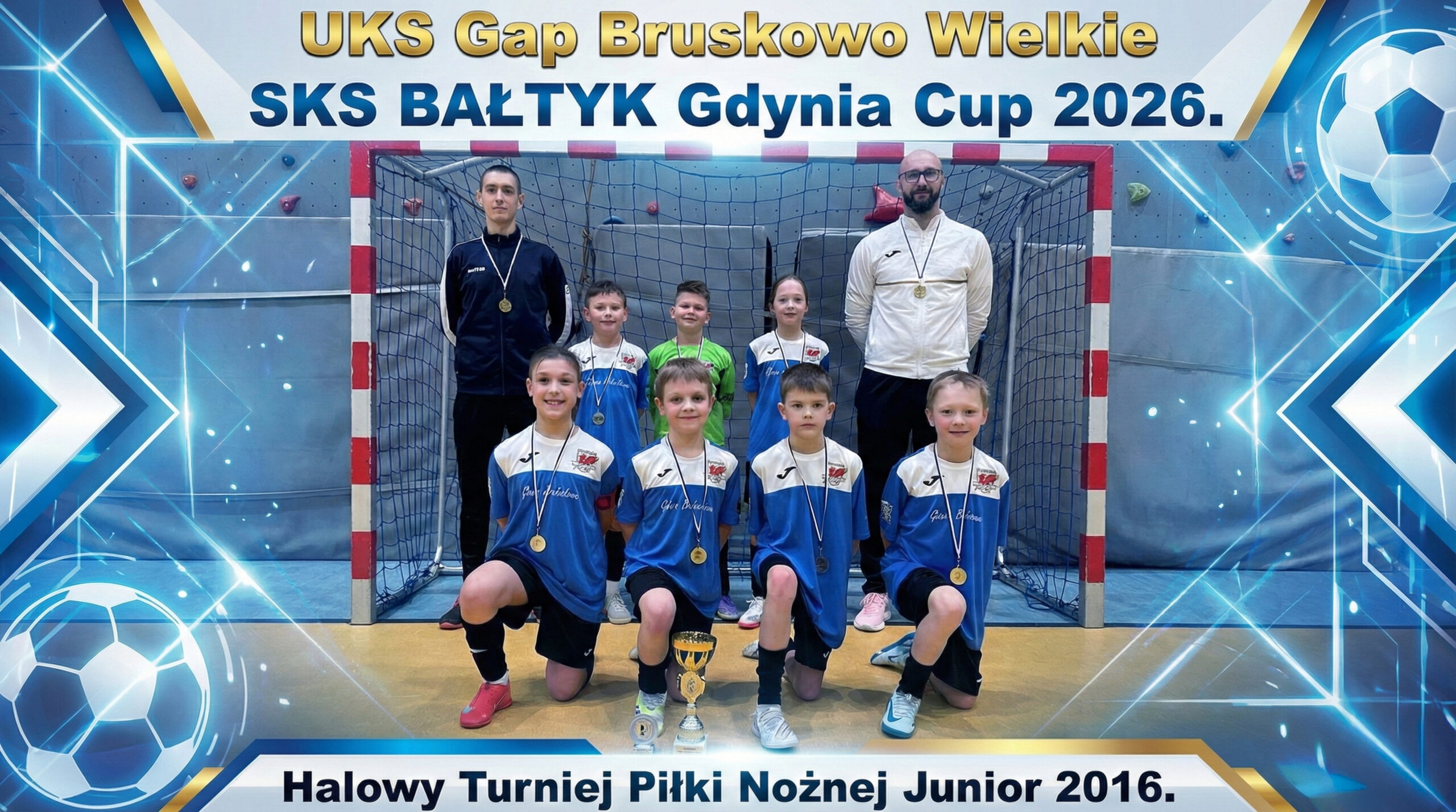 UKS Gap Bruskowo Wielkie wygrywa turniej SKS Bałtyk Gdynia CUP