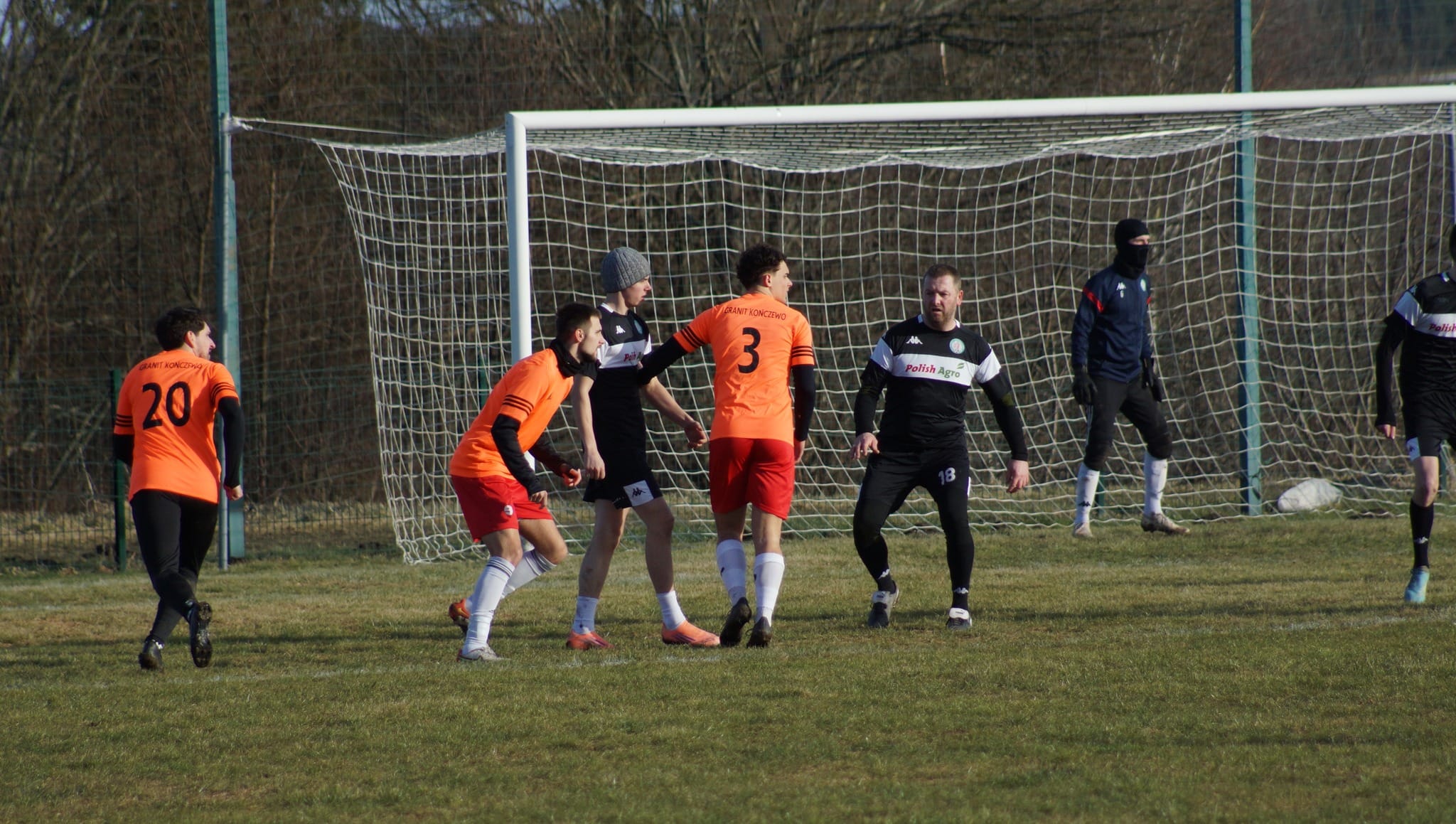 Mecz sparingowy w piłce nożnej: Granit Kończewo vs Stal Jezierzyce
