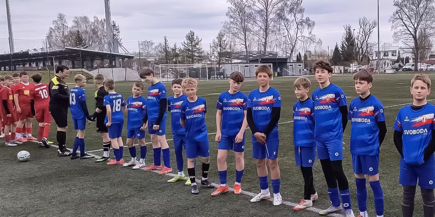 Młodzi zawodnicy klubu Gryf Słupsk