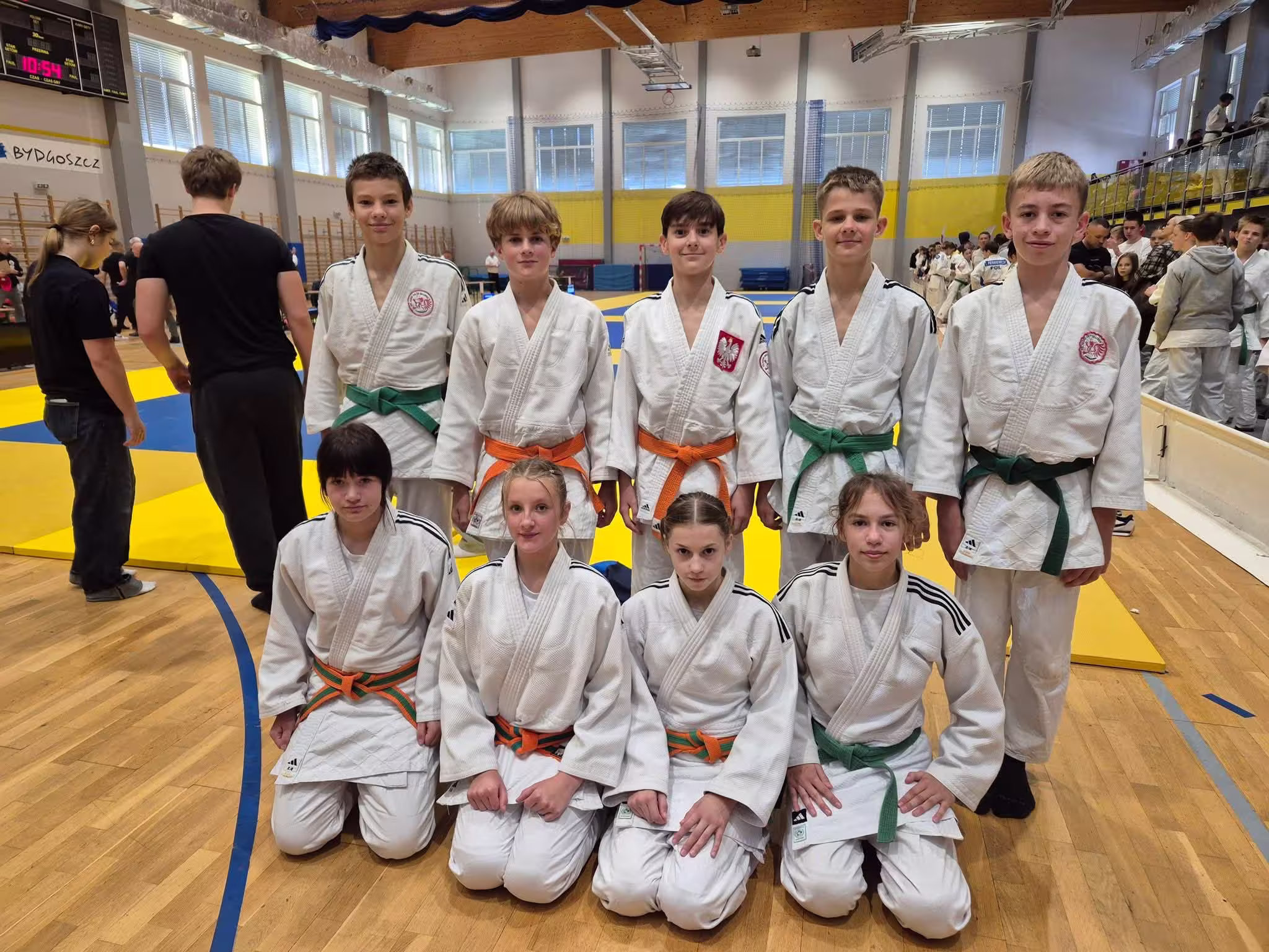 Młodzicy TS Judo Gryf Słupsk na Międzywojewódzkich Mistrzostwach w Bydgoszczy